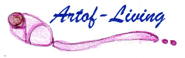 Pink brush with Artof-Living script logo